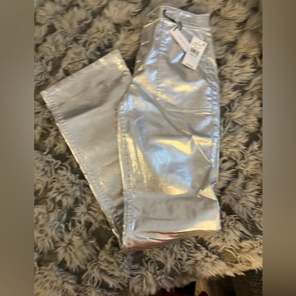 SANCTUARY HAYDEN METALLIC BOOTCUT PANTS SIZE 27 & 28 - Picture 2 of 8